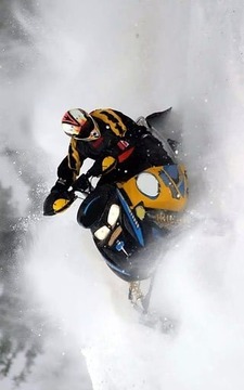 雪山摩托 - 赛车摩托游戏截图2