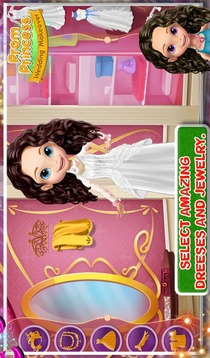 舞会公主的婚礼化妆游戏截图3