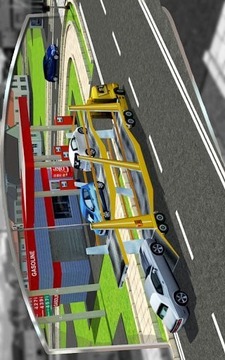 3D Car Transport Trailer Free游戏截图5