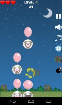 Sheepie Balloon Pop游戏截图4