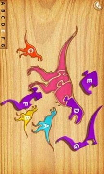 儿童恐龙拼图游戏截图2