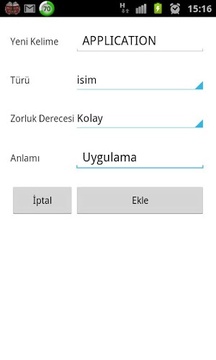 Akıllı Kelime Ezber游戏截图1