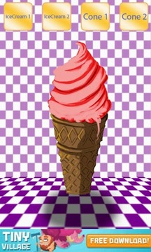 冰淇淋及锥机游戏截图2