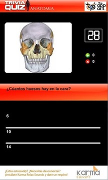 Trivia Quiz Anatomía游戏截图1