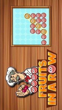 4 Fruits in a Row Puzzle Game游戏截图1