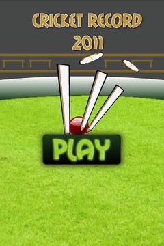 Cricket Record 2011游戏截图1