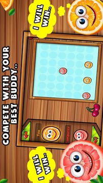 4 Fruits in a Row Puzzle Game游戏截图4