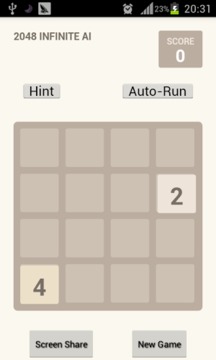 2048 Infinite AI 无尽模式 , 人工智能游戏截图1