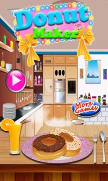 甜甜圈机烹饪游戏截图6