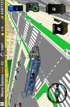 3D Car transport trailer...游戏截图4