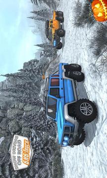Snow Driving Offroad 6x6 Truck游戏截图2