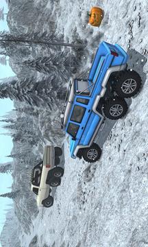 Snow Driving Offroad 6x6 Truck游戏截图4