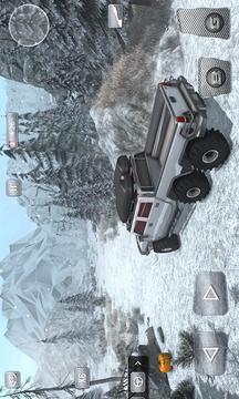 Snow Driving Offroad 6x6 Truck游戏截图3