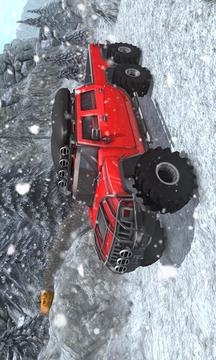 Snow Driving Offroad 6x6 Truck游戏截图1