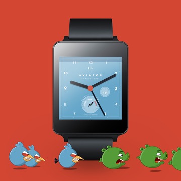 Angry Birds Aviator Watch Face游戏截图3