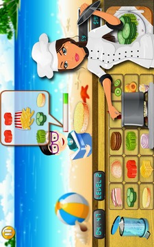 Cooking Chef Beach Bistro游戏截图1