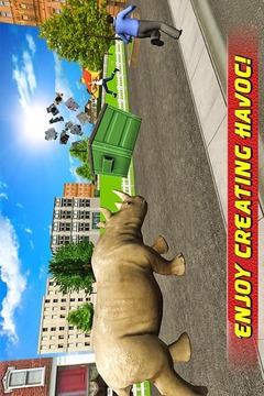 Angry Rhino Revenge Simulator游戏截图3