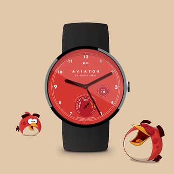 Angry Birds Aviator Watch Face游戏截图1