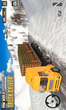 Up Hill Snow Truck Driver游戏截图1