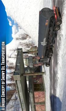 Up Hill Snow Truck Driver游戏截图4