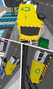 City Garbage Dump Truck Driver游戏截图3