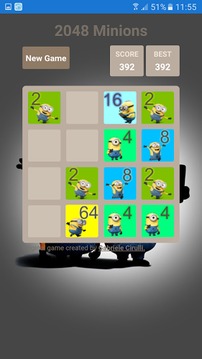 2048 Minions游戏截图1