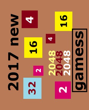 Now year 2017 games 2048游戏截图2