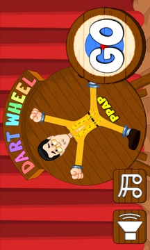 PPAP PikoTaro Dart Wheel Game游戏截图1