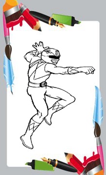 Super Heros Coloring Book游戏截图2