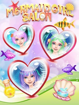 Mermaid Girl Salon-Girls Games游戏截图5