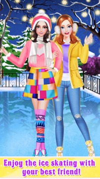 Winter Fun: Ice Skating Girls游戏截图5