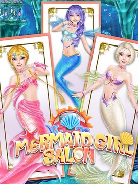 Mermaid Girl Salon-Girls Games游戏截图2