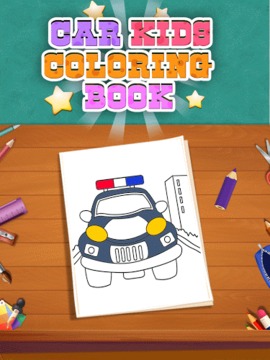 Car Kids Coloring Book游戏截图1