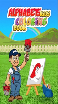 Alphabets Kids Coloring Book游戏截图1