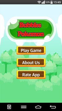 Magic Pokemon Bubbles Shooter游戏截图1