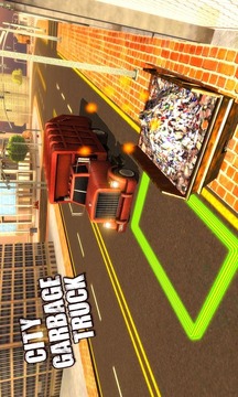 4x4 City Garbage Truck Driver游戏截图1