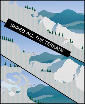 Snowfall Snowboarding游戏截图2