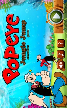 Papaye Jungle Jump Spinach游戏截图1