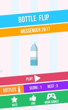 Bottle Flip Messenger 2k17 NEW游戏截图2