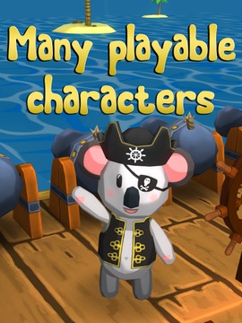 Furry Pirates - Arcade Animals游戏截图3