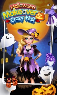 万圣节化妆:疯狂美甲游戏截图4