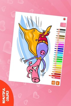 Pepy Pig Painting Coloring游戏截图4