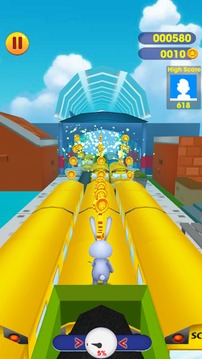 Rabbit - Subway Surf Run 3D游戏截图1