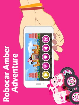 Cute Robocar Amber Game游戏截图1