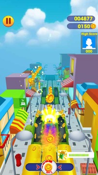 Rabbit - Subway Surf Run 3D游戏截图3