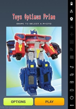 Toys Optimus Prime Games游戏截图1