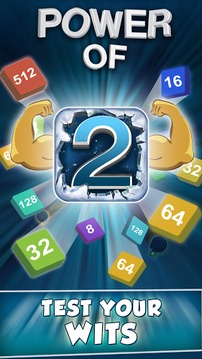 2048 Puzzle : Power of 2游戏截图1