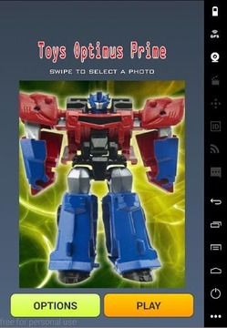 Toys Optimus Prime Games游戏截图2