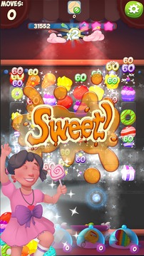 Candy Match 3: Cake & Cookies游戏截图2