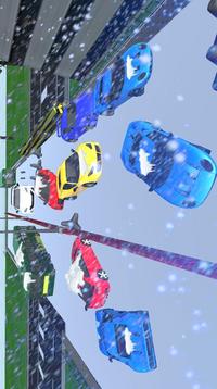 Winter pileup Snow Car Parking游戏截图3